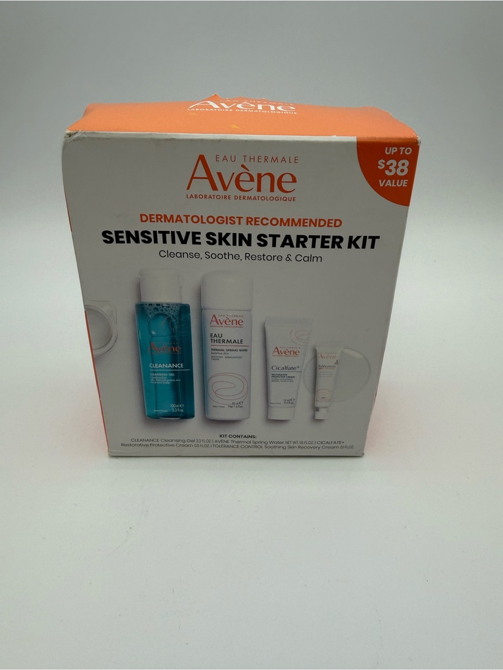 Avène Sensitive Skin Starter Kit - White & Orange